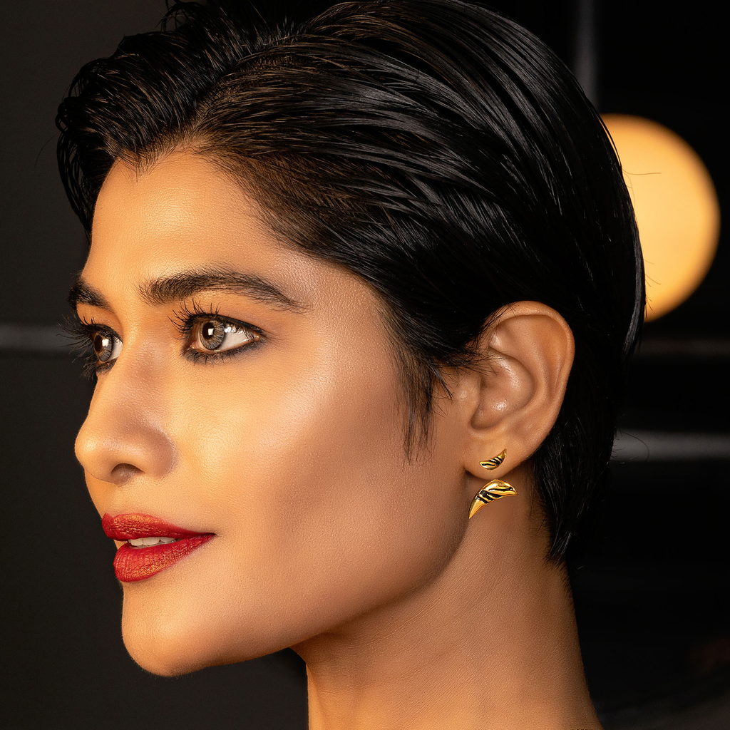 Power Play Gold Earrings