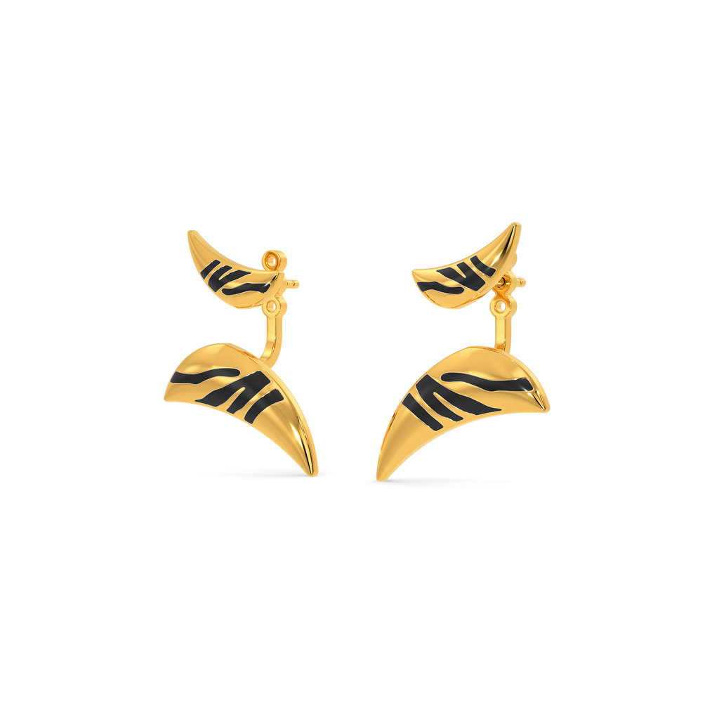 Power Play Gold Earrings