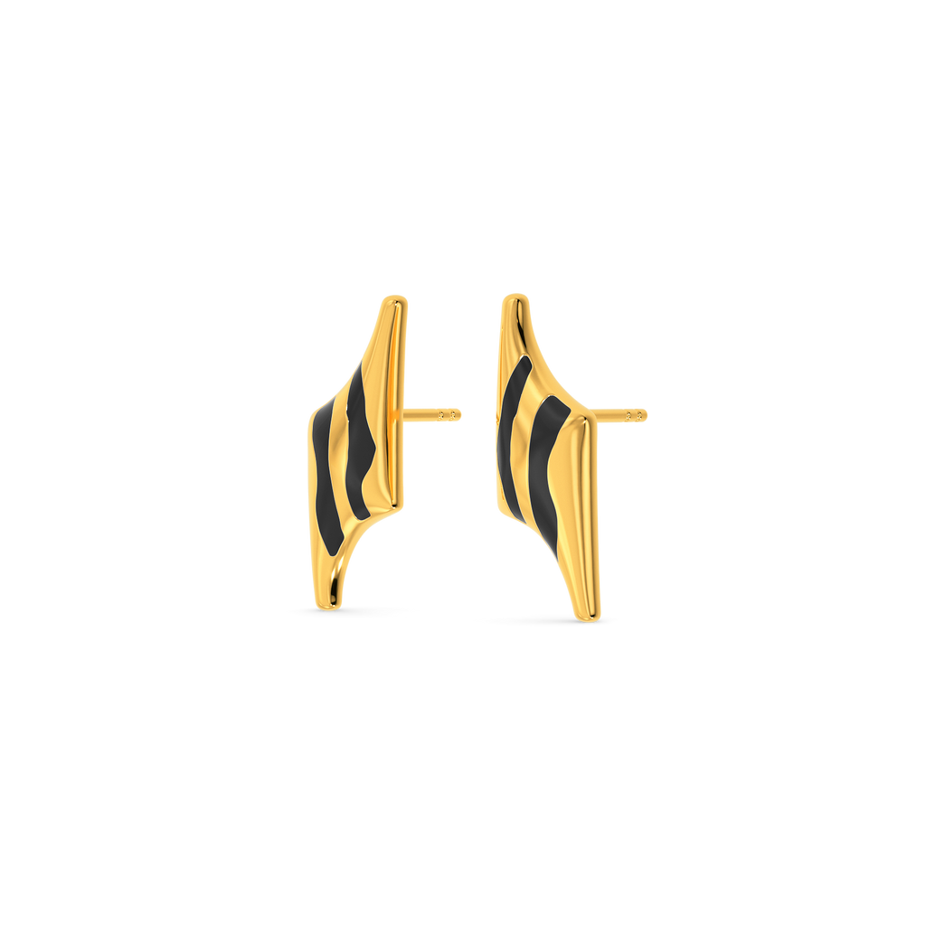 Born To Be Wild Gold Earrings
