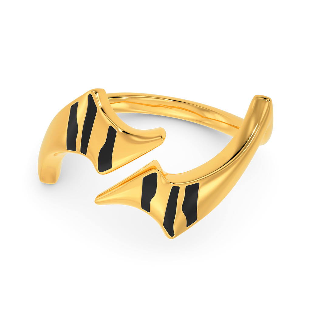Touch Of Wildness Gold Rings alternate view 2