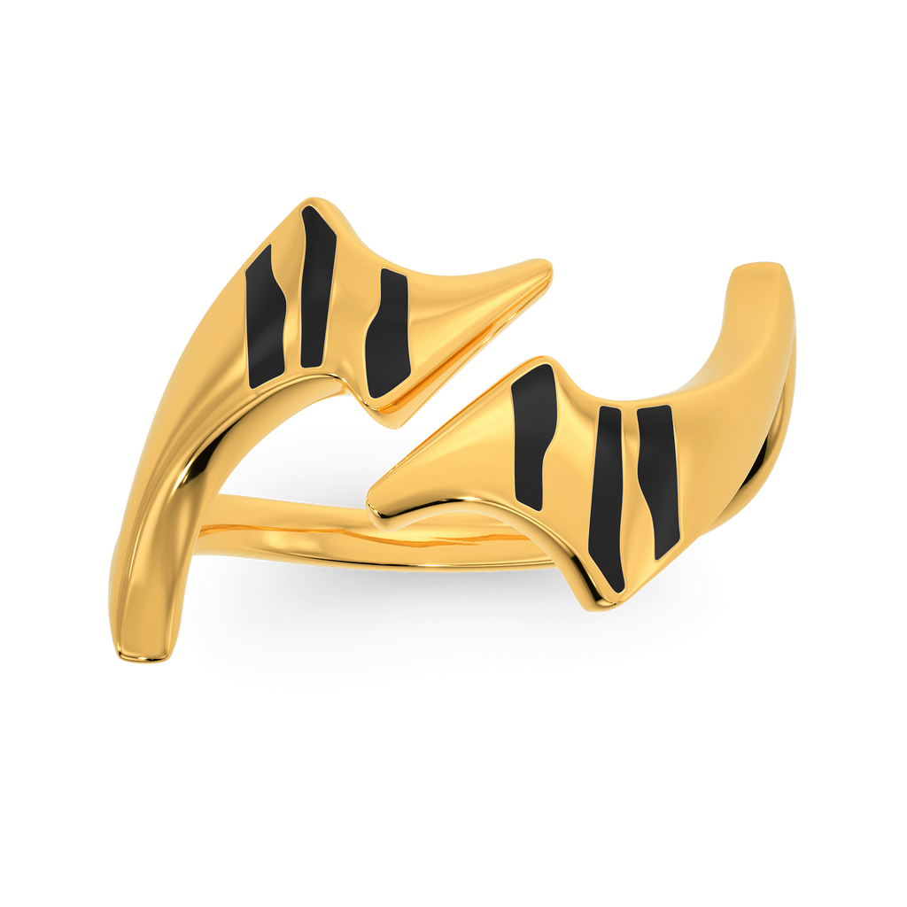 Touch Of Wildness Gold Rings alternate view 3
