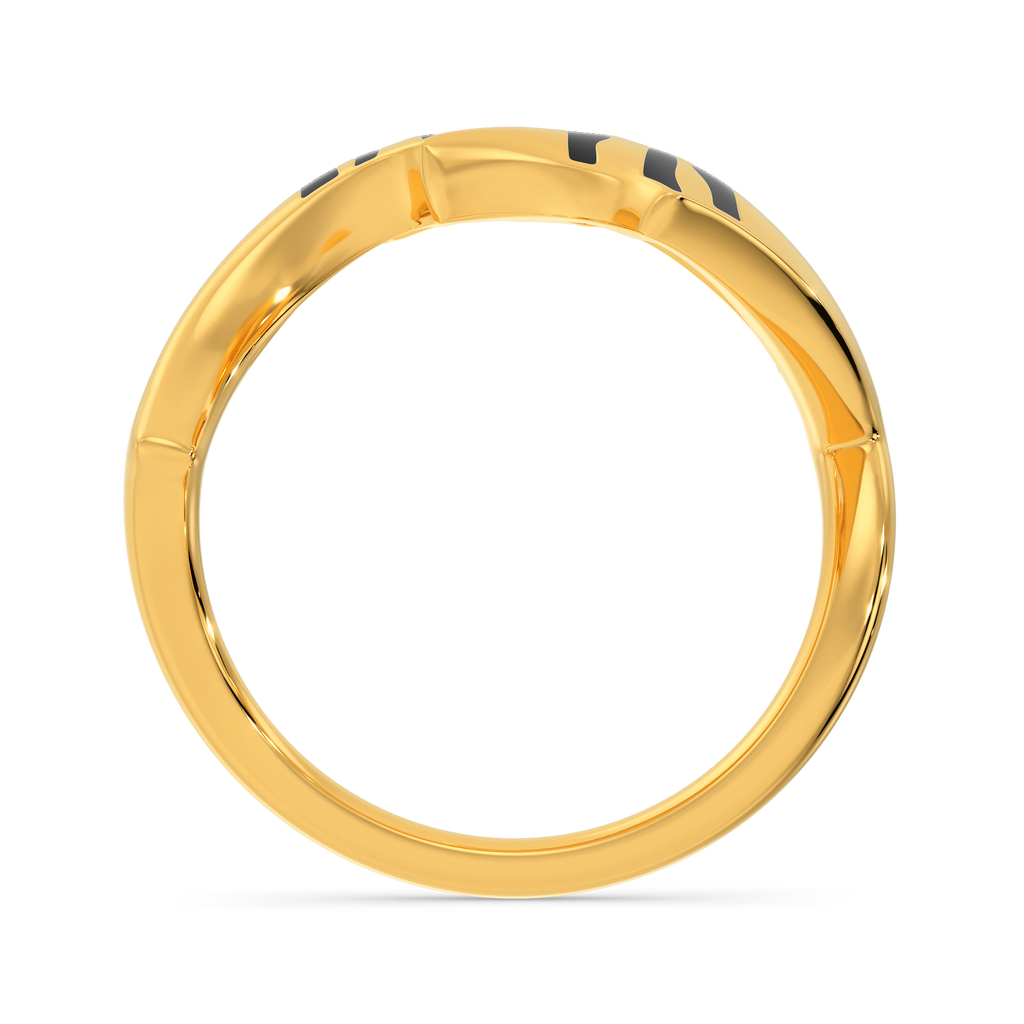 Touch Of Wildness Gold Rings image