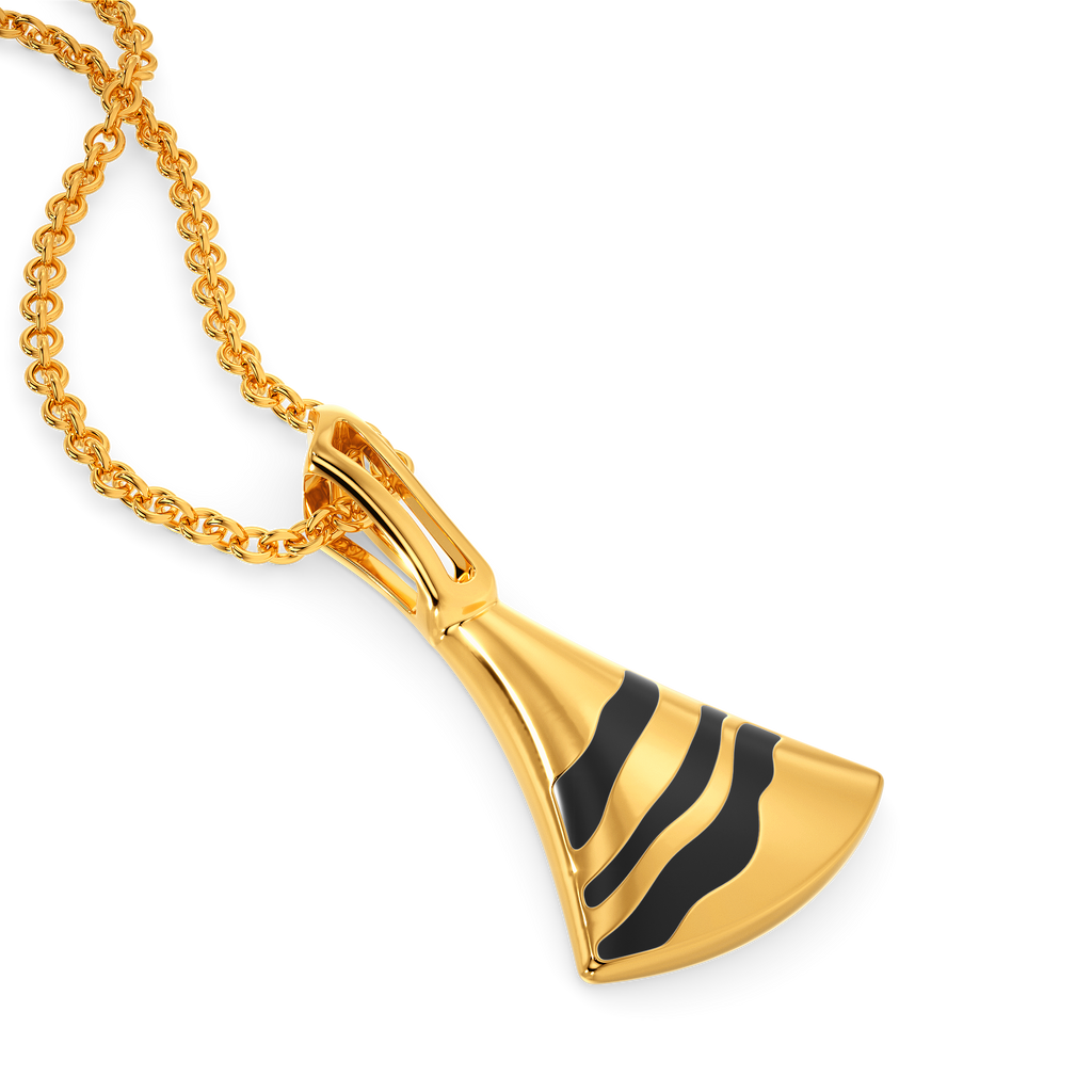 Touch Of Wildness Gold Pendants