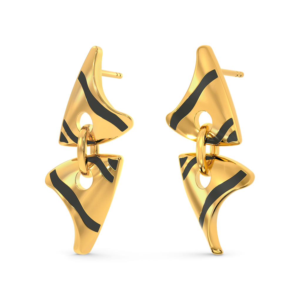 Your Fierce Side Gold Earrings