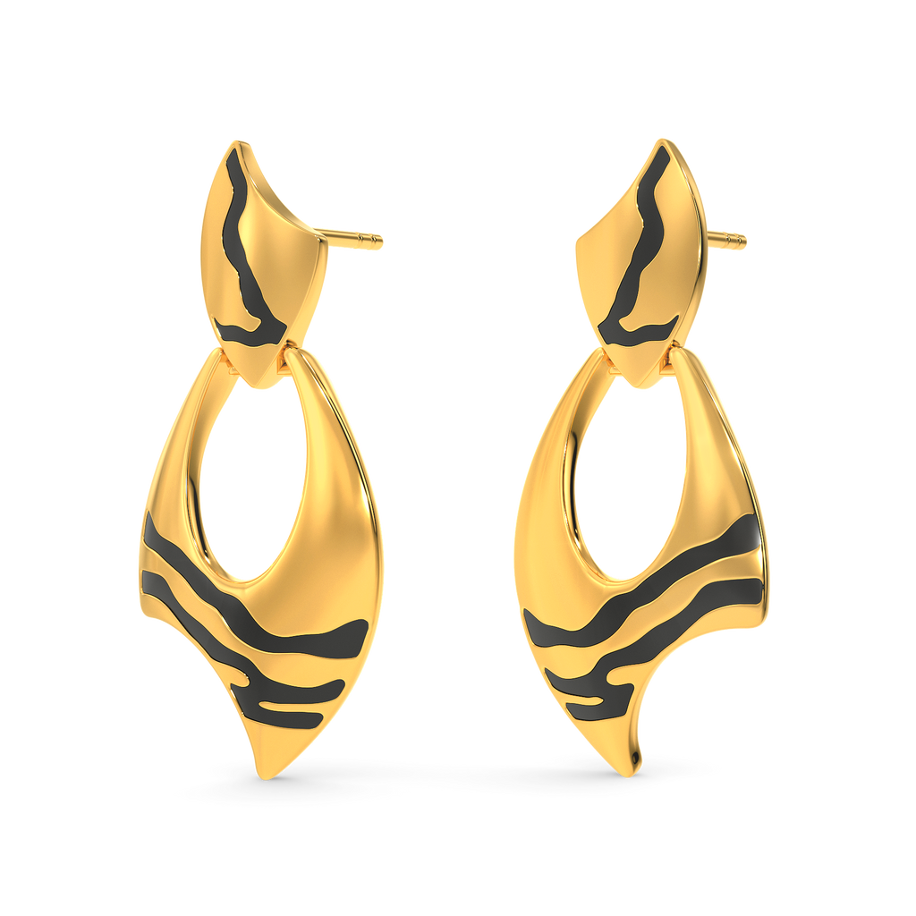 Wild Side Hype Gold Earrings