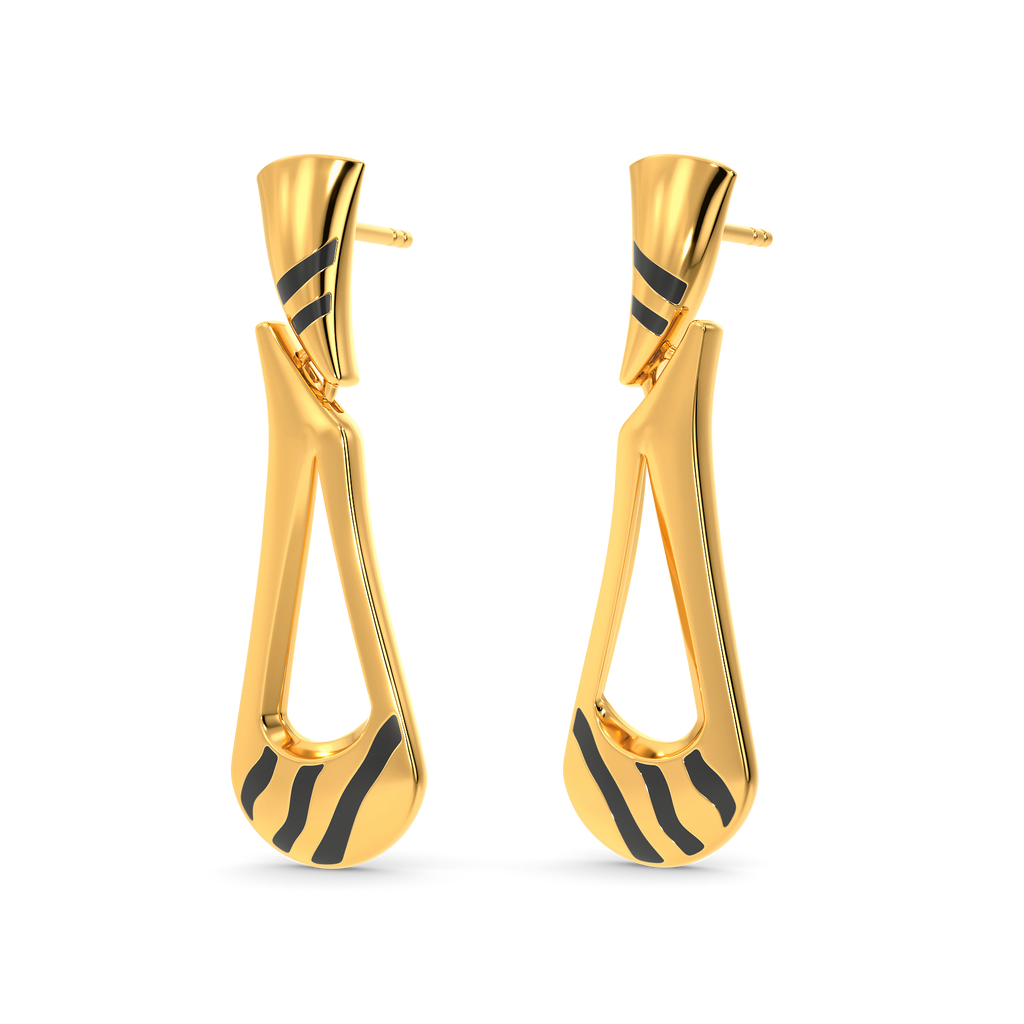 Wild Safari Gold Earrings