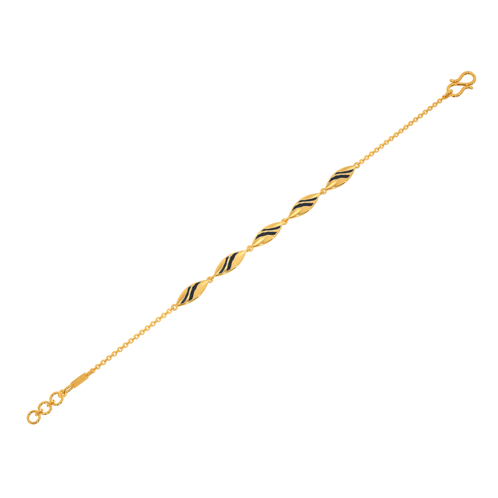 I Am Fearless Gold Bracelets