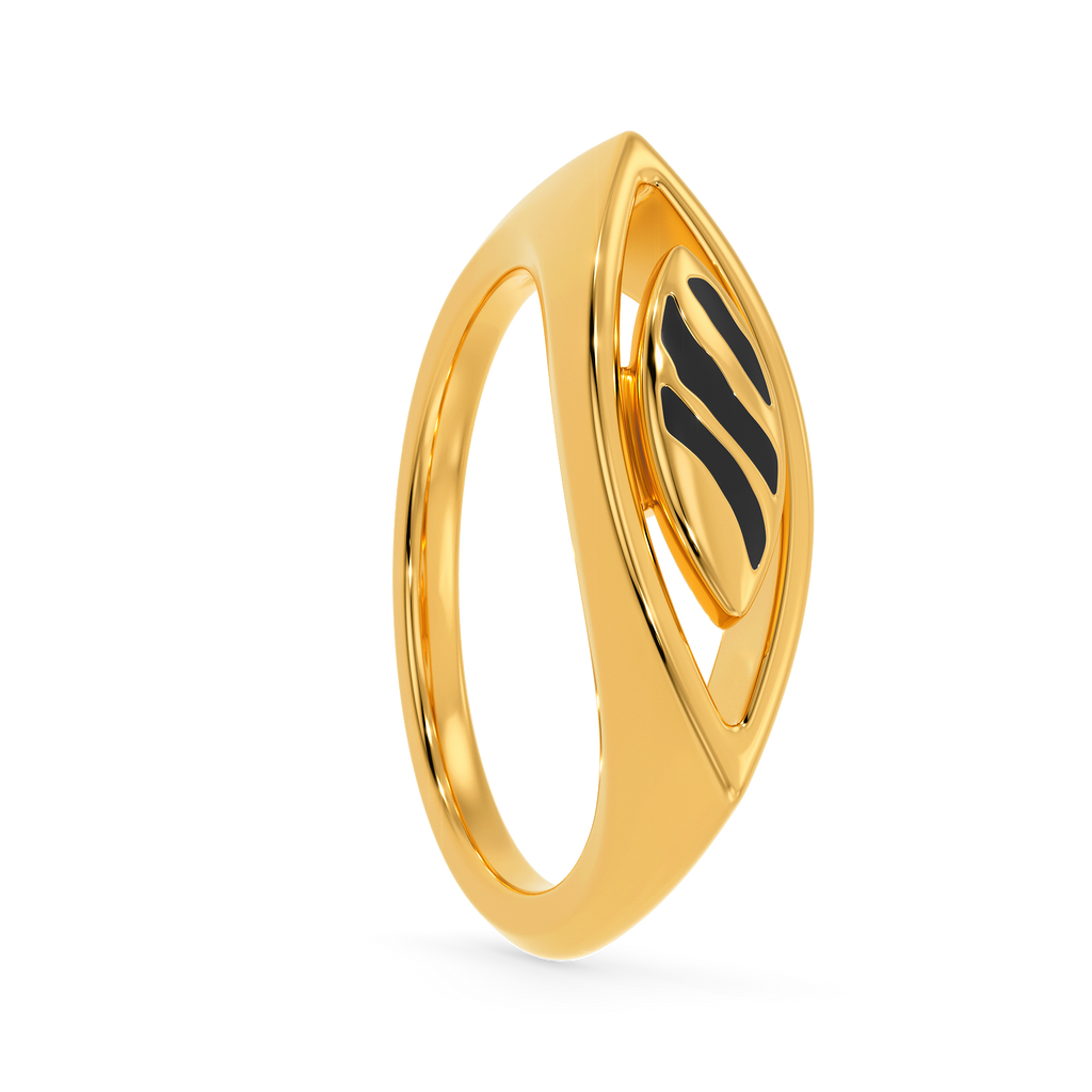 I Am Fearless Gold Rings image