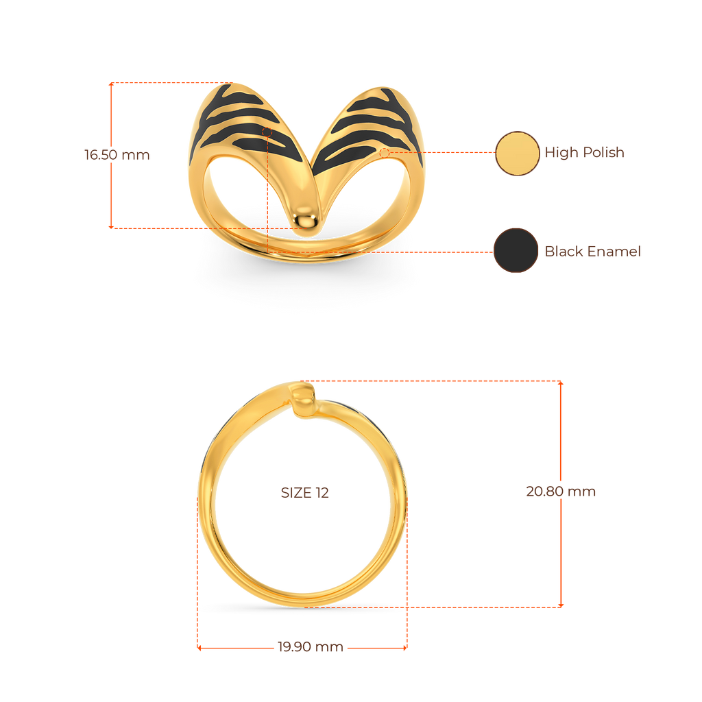 Wild Siberian Soul Gold Rings image