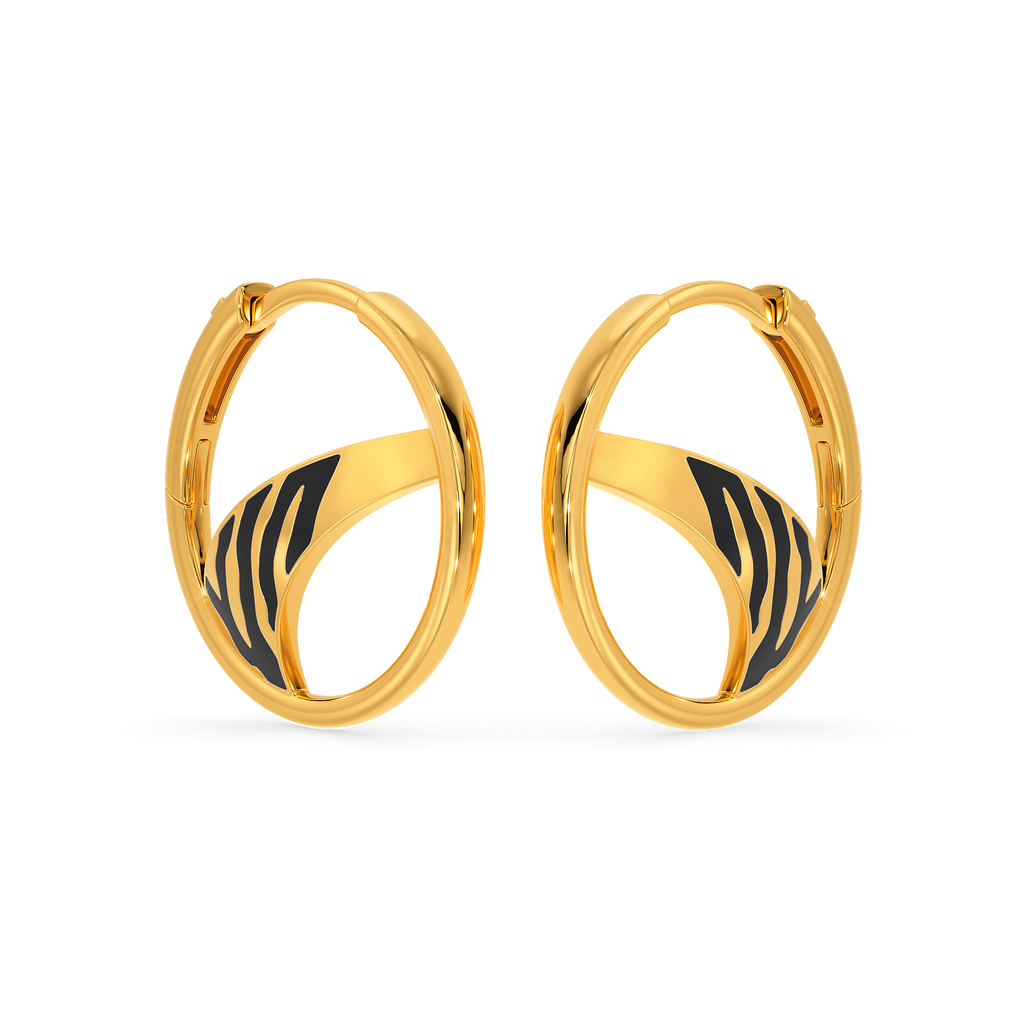 Wild Siberian Soul Gold Earrings