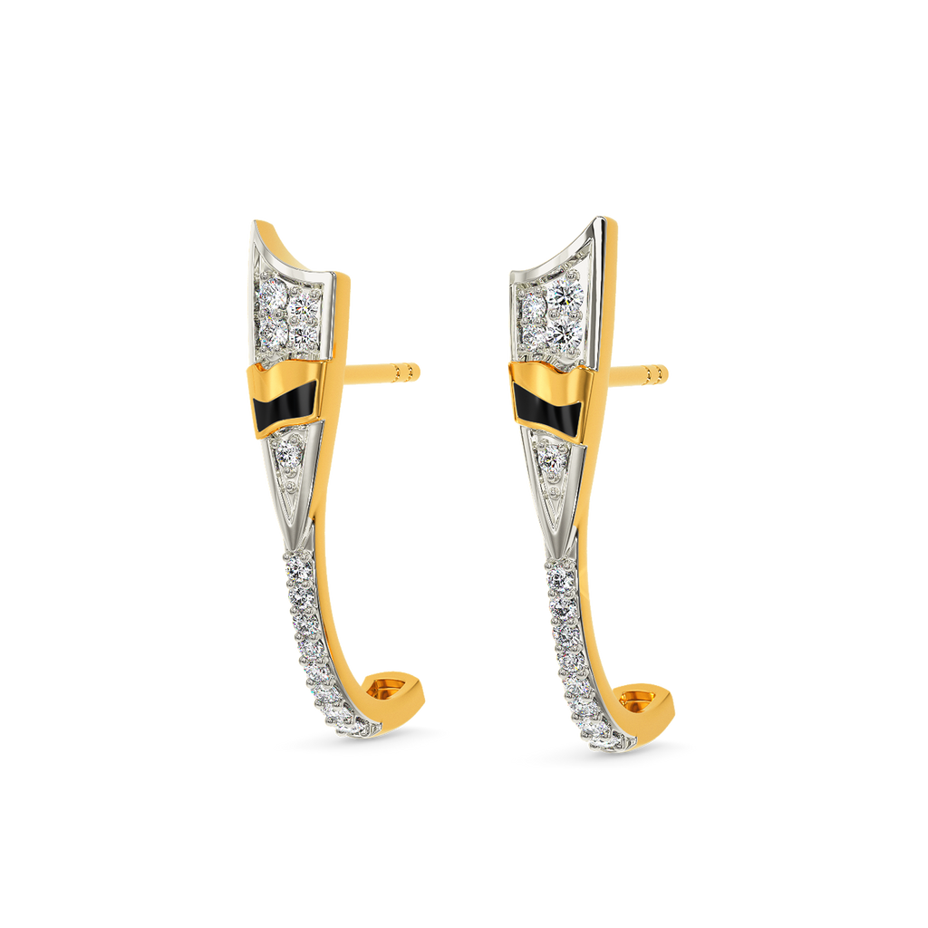 Like A Tiger Diamond Earrings