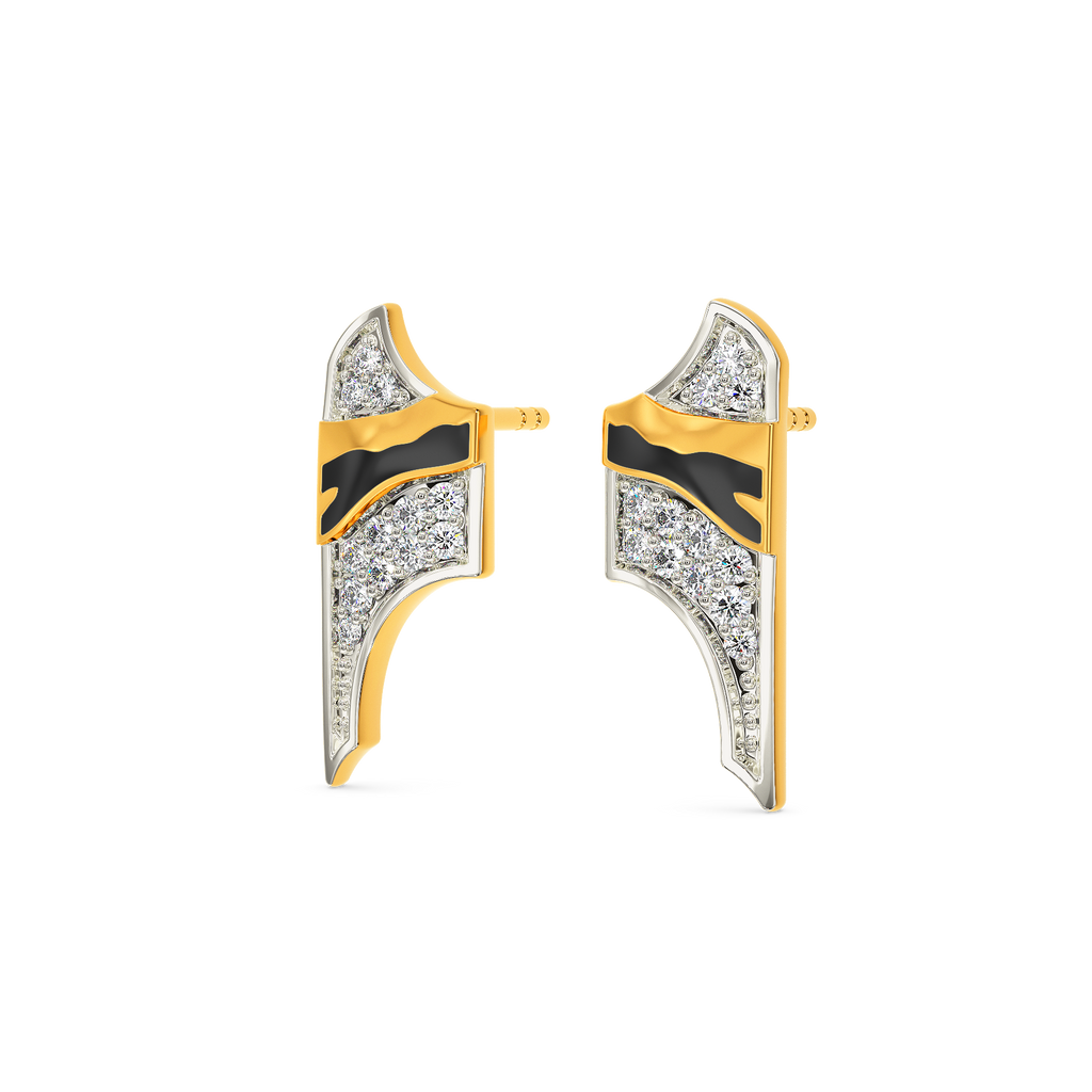 Like A Tiger Diamond Earrings