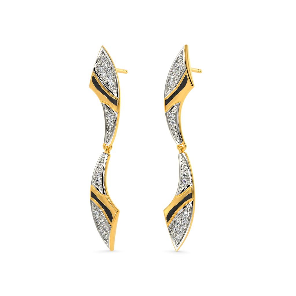 Tigress Muzzle Diamond Earrings