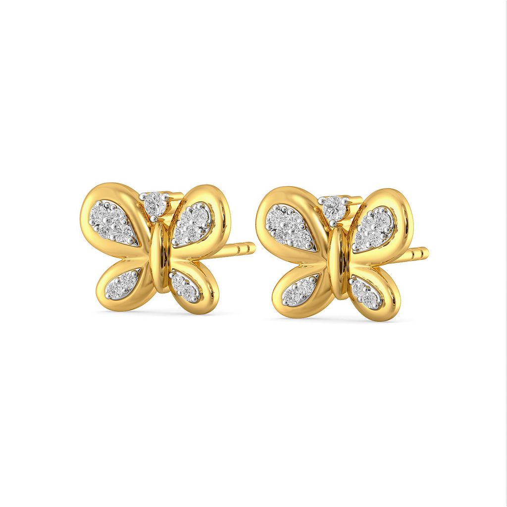 Ripple and Razzle Diamond Earrings