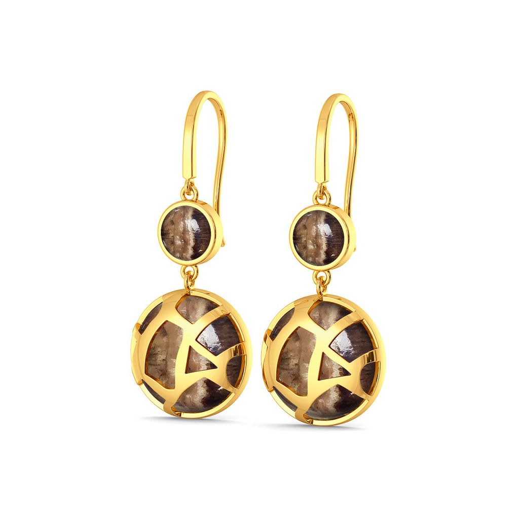 Pied Viper Gemstone Earrings