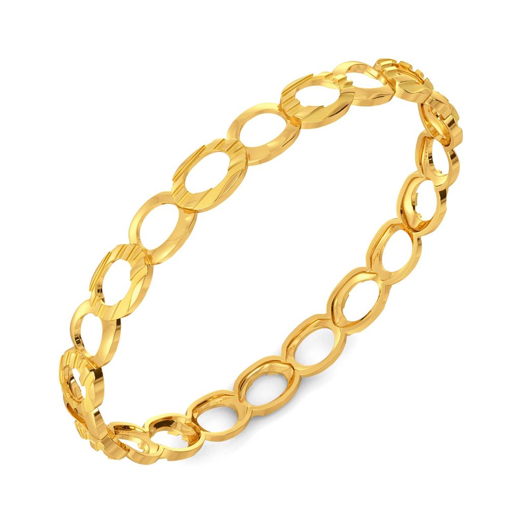 Chic Streak Gold Bangles