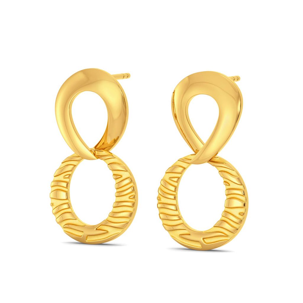 Call Of The Wild Gold Earrings