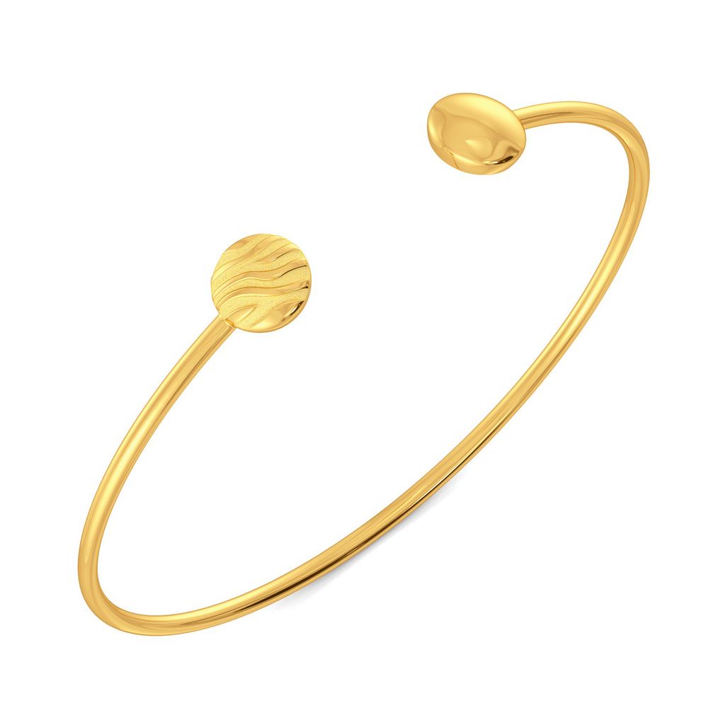 Stripe Kingdom Gold Bangles