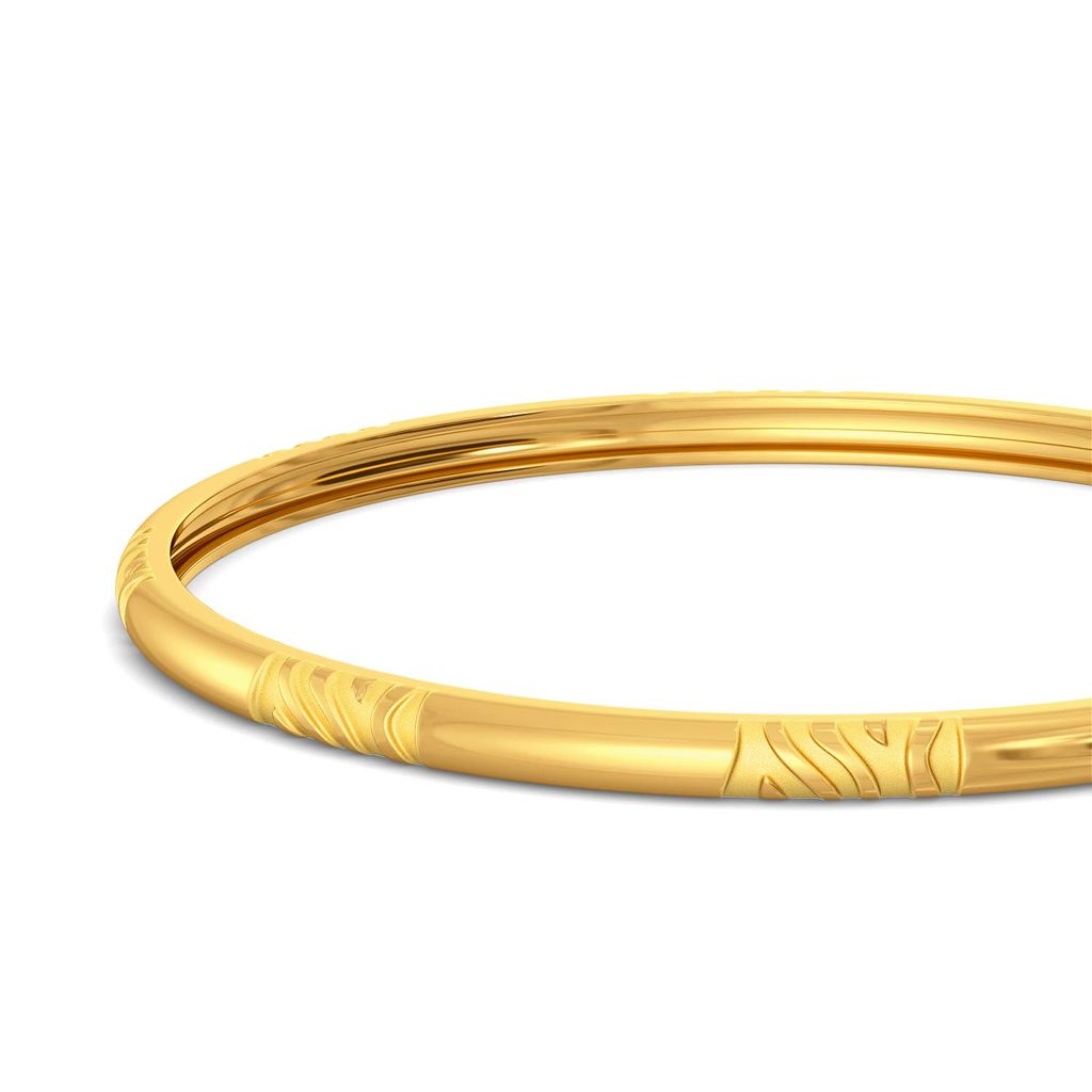 Stripe Kingdom Gold Bangles