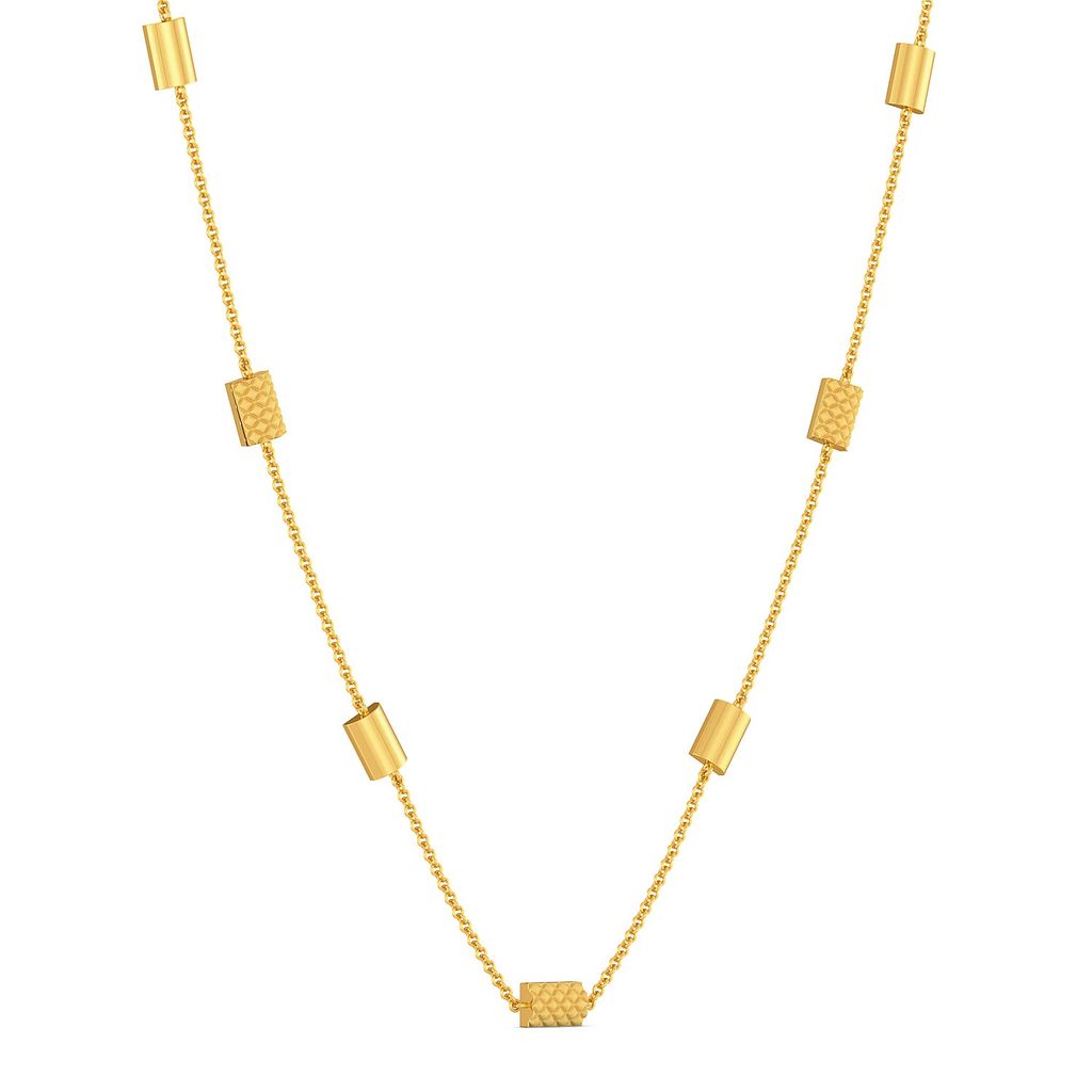 The Mamba Maze Gold Necklaces