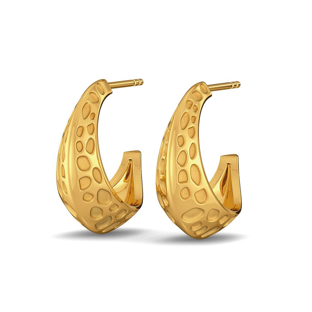 Panthera Pardus Gold Earrings