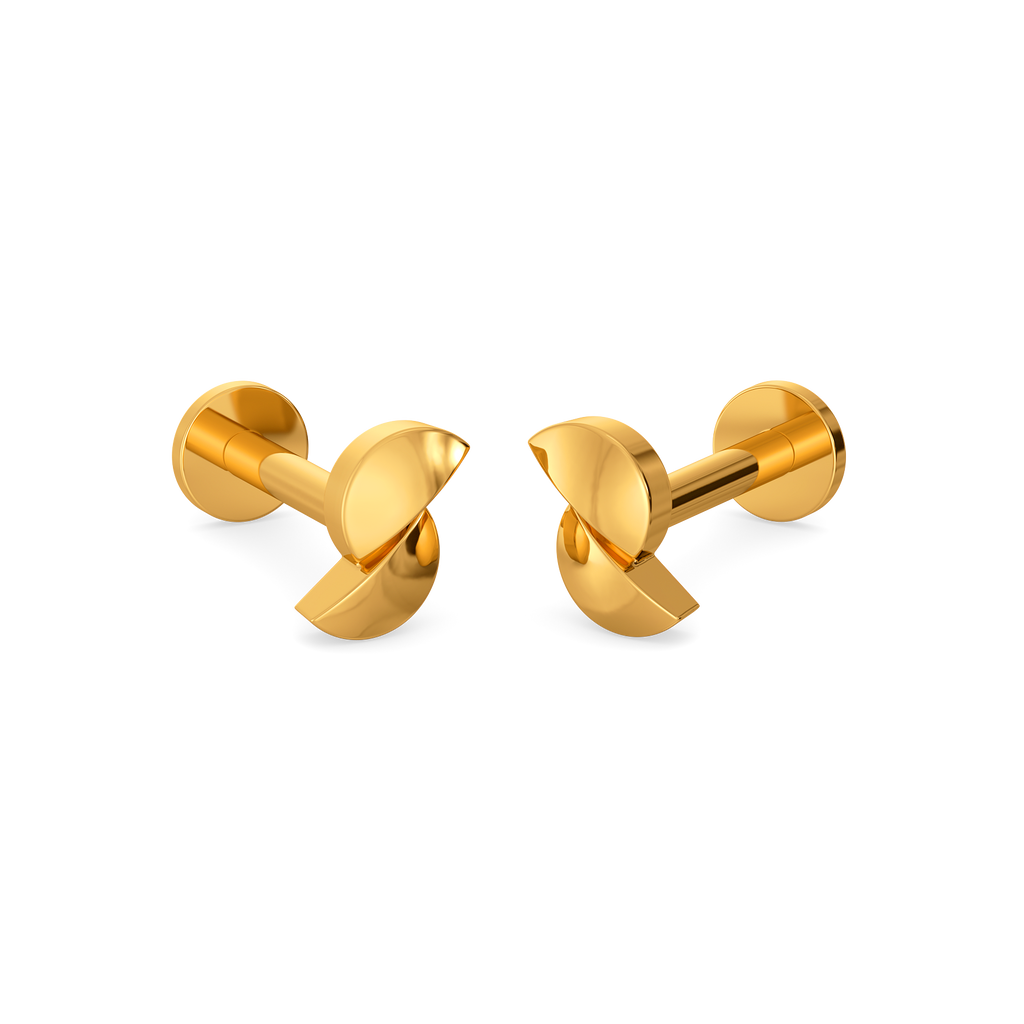 Golden Horizon Gold Earrings