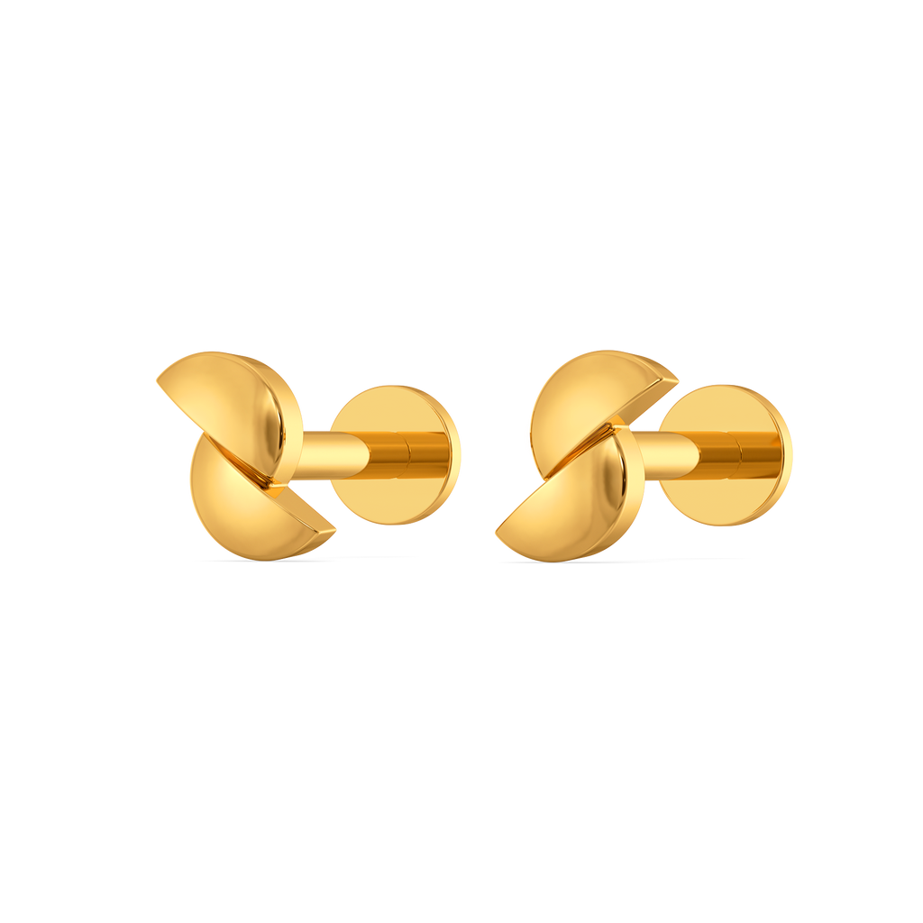 Golden Horizon Gold Earrings