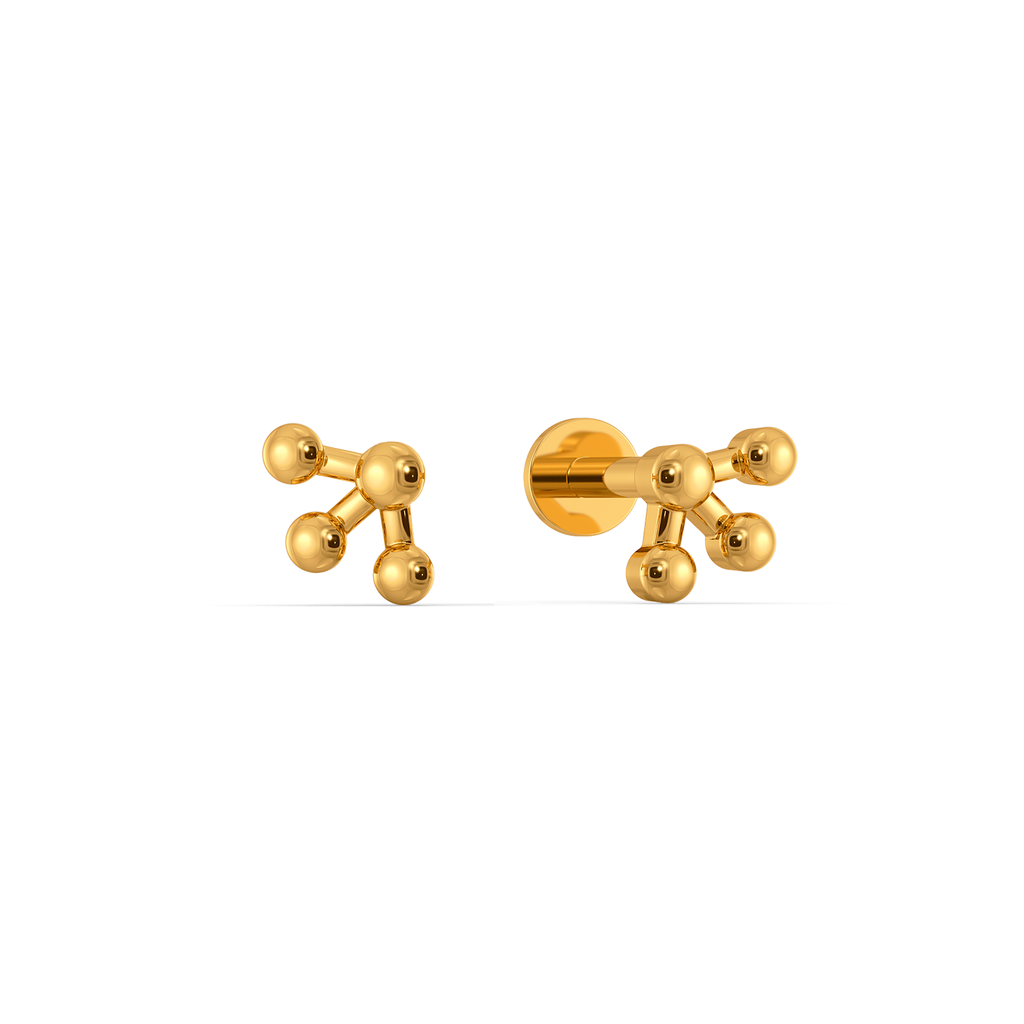 Orbit Aura Gold Earrings