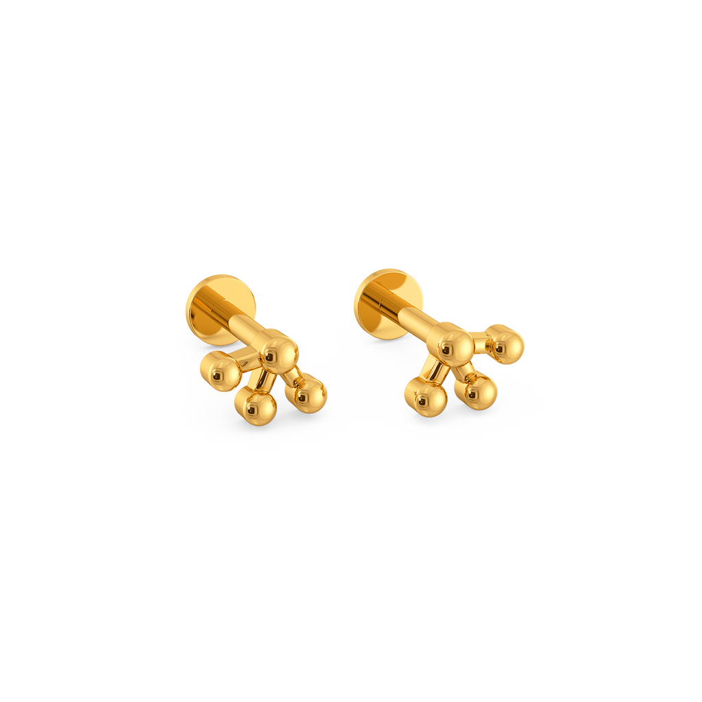 Orbit Aura Gold Earrings