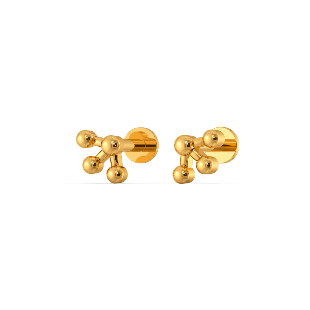 Orbit Aura Gold Earrings