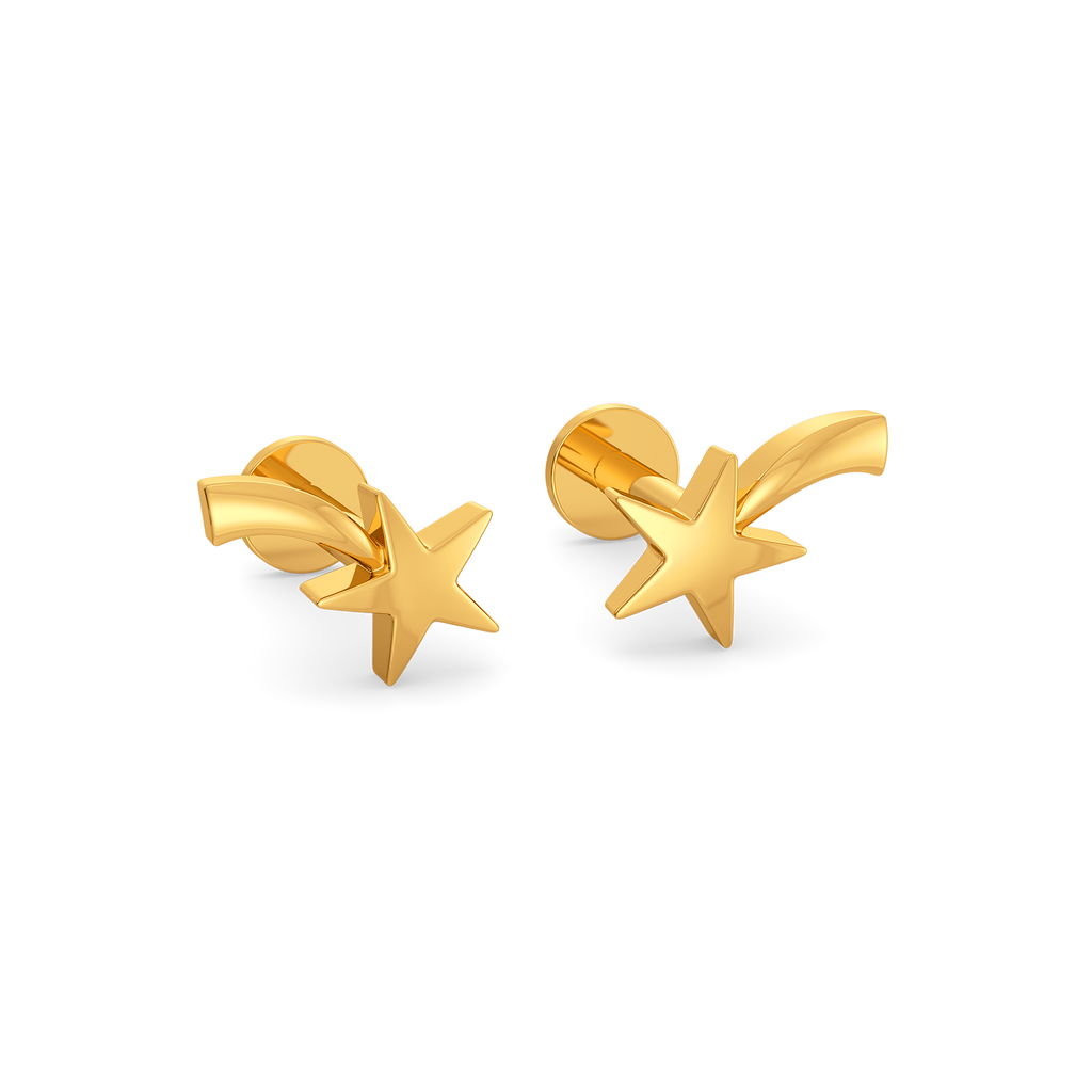 Steller Whisper Gold Earrings