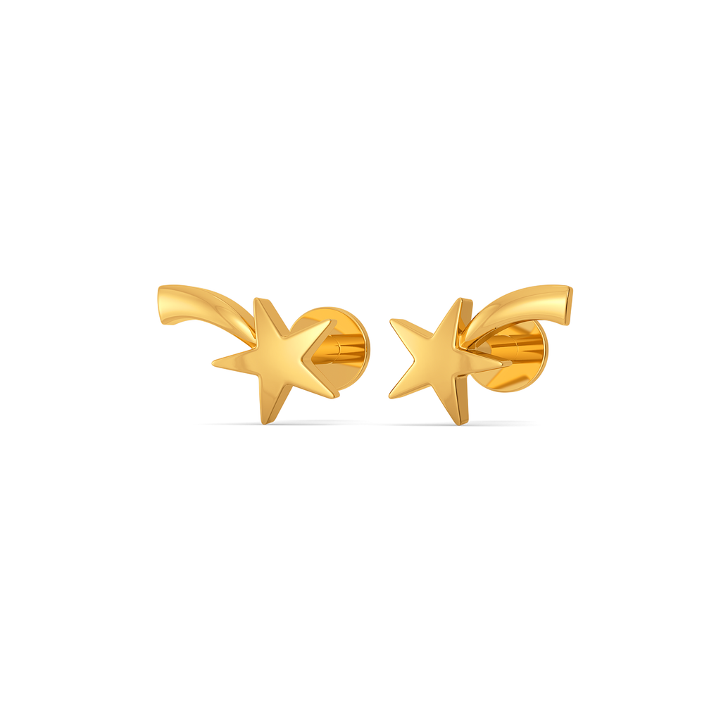 Steller Whisper Gold Earrings