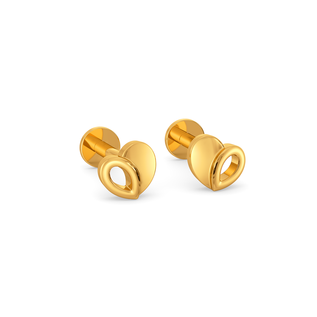 Cutout Crush Gold Earrings