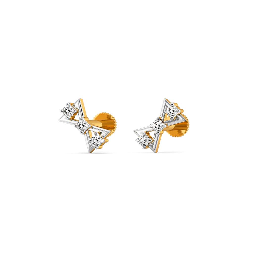 Twilight Bow Diamond Earrings