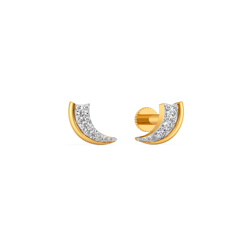 Tusk Flame Diamond Earrings