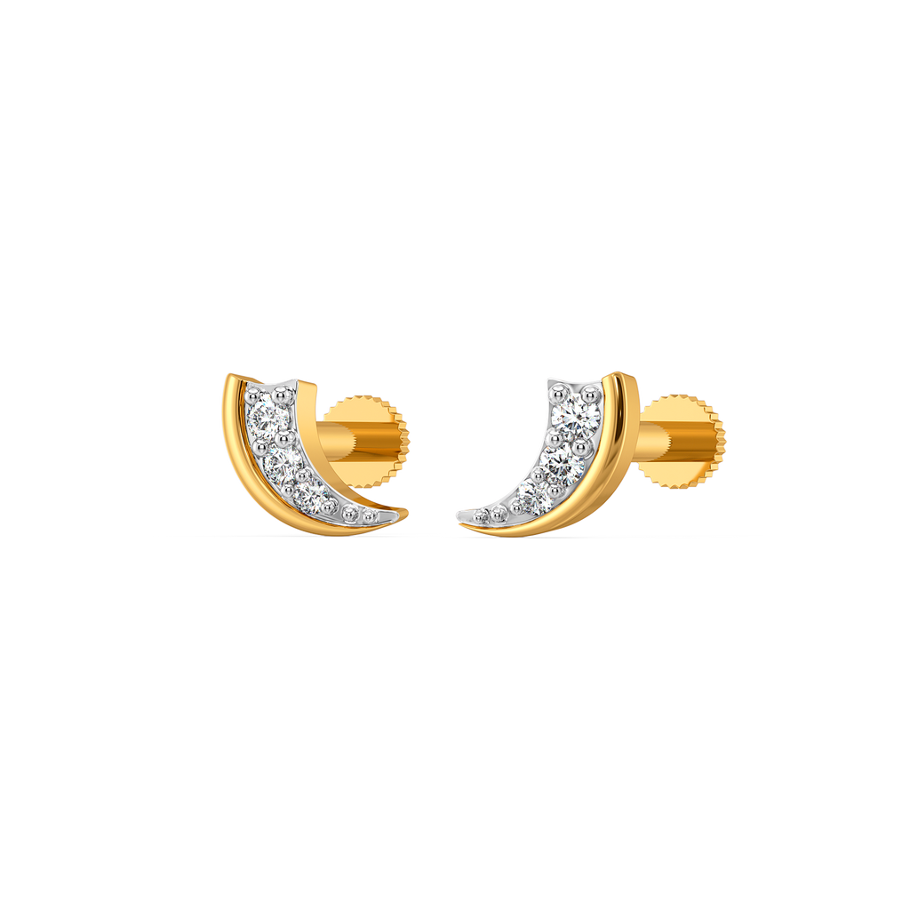 Tusk Flame Diamond Earrings