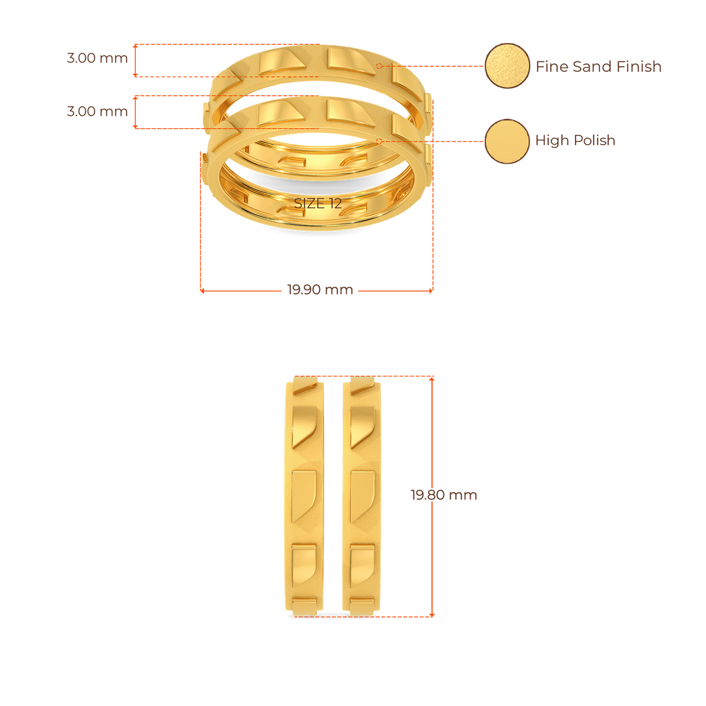 Empowered Gold Rings image