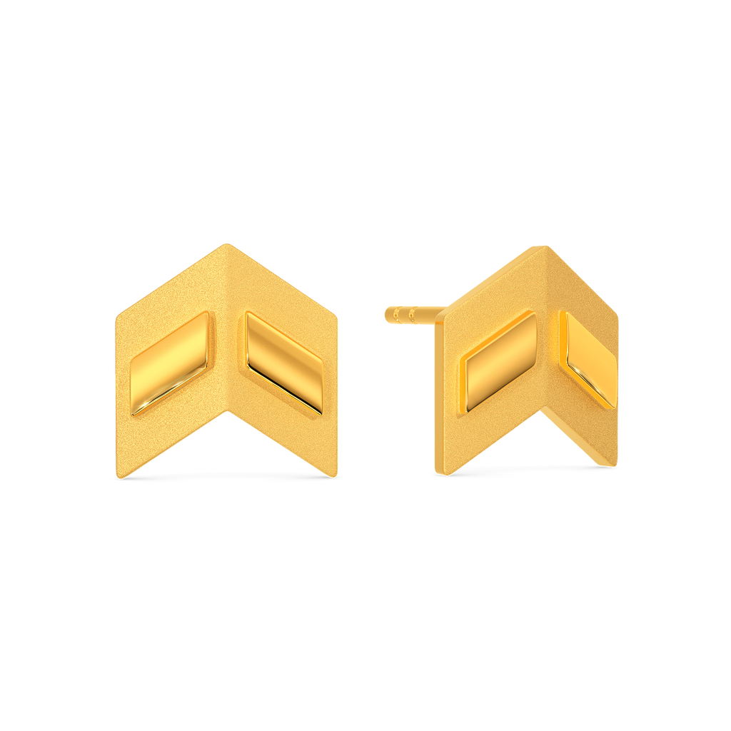 Put On Your Armor Gold Earrings