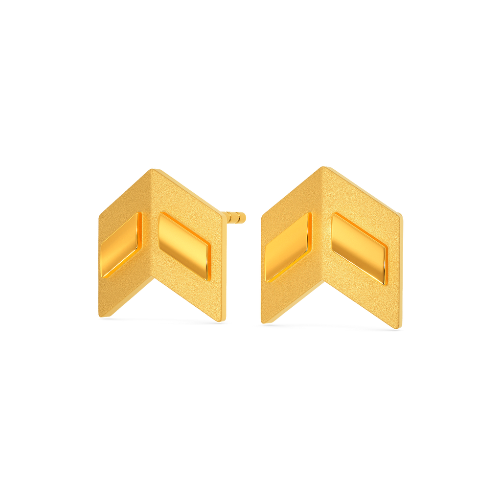Put On Your Armor Gold Earrings