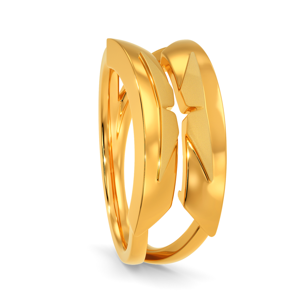 Metallic Power Gold Rings image