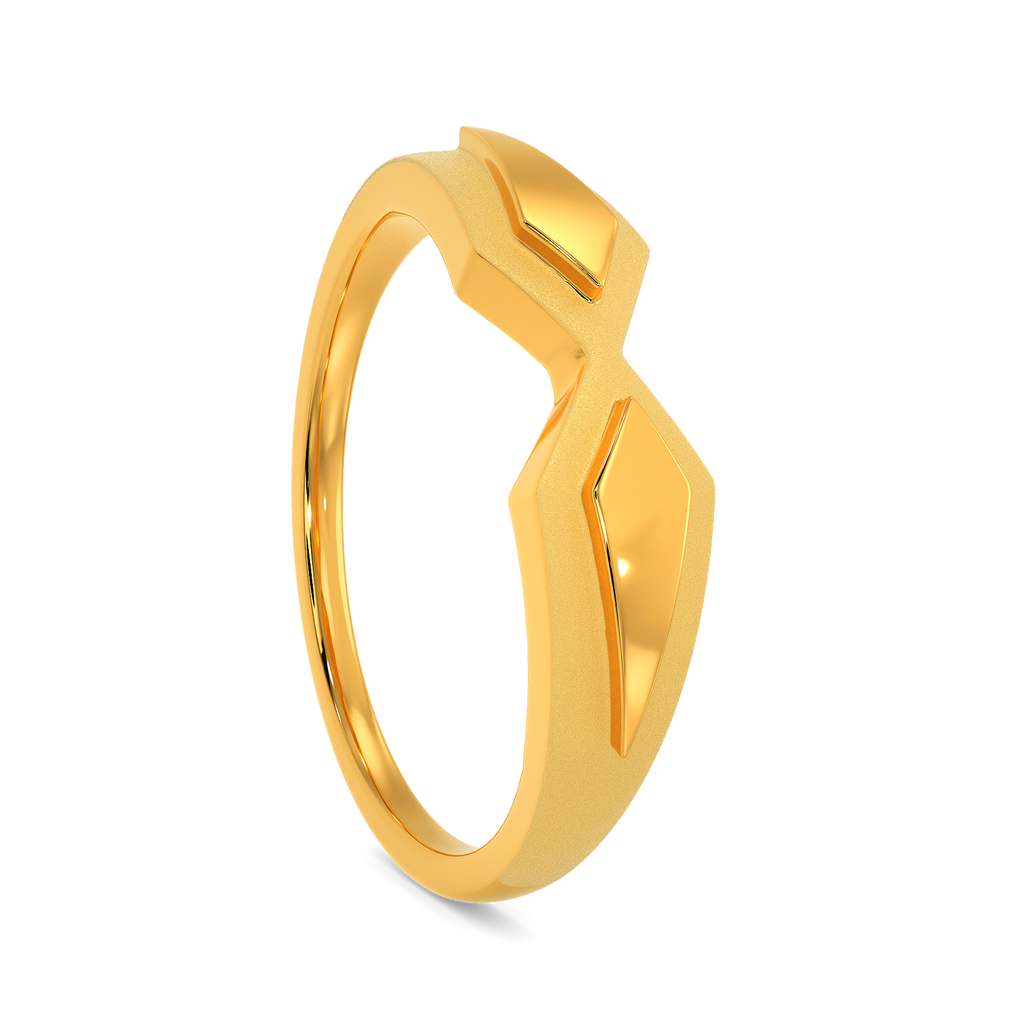 Touch Of Boldness Gold Rings image
