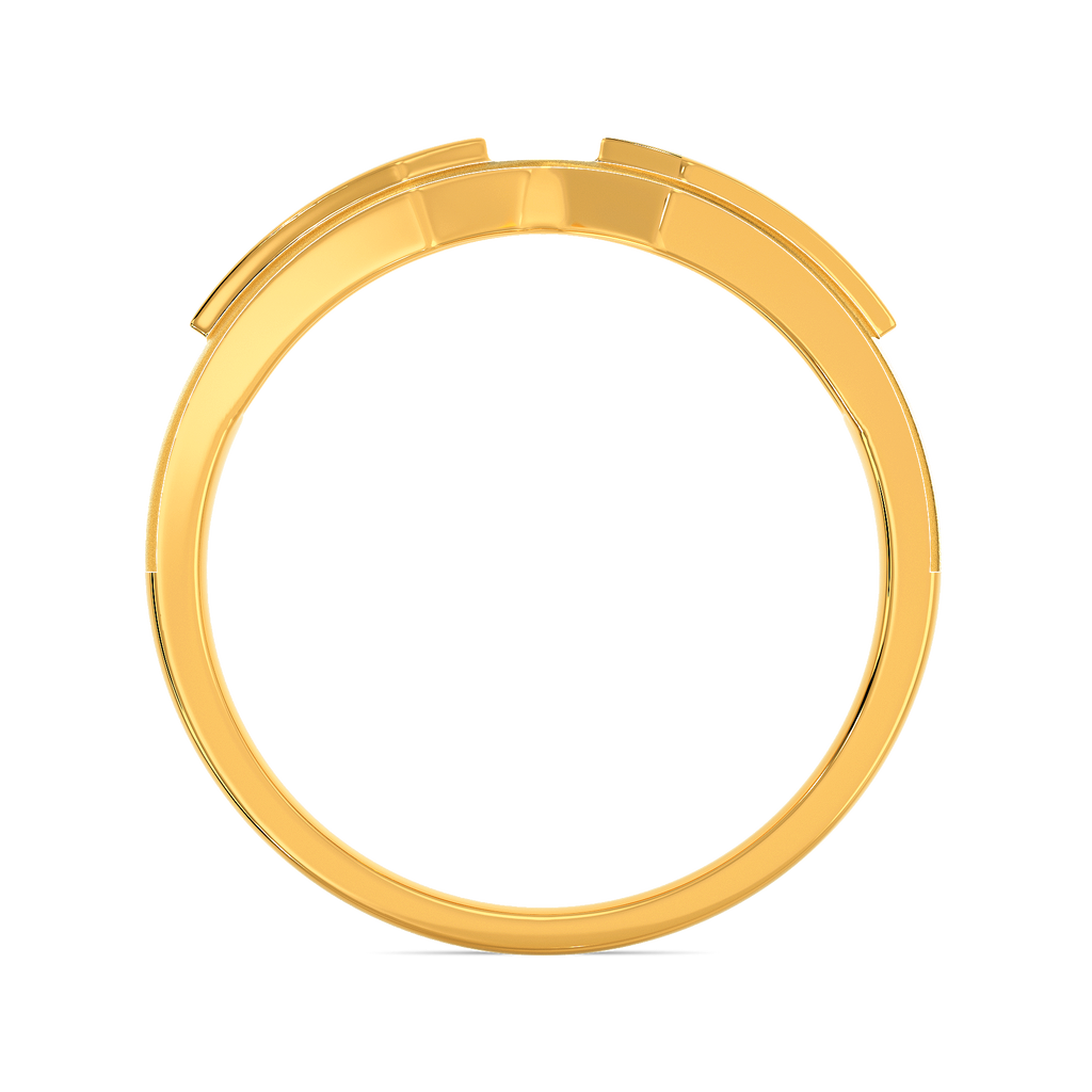 Touch Of Boldness Gold Rings image
