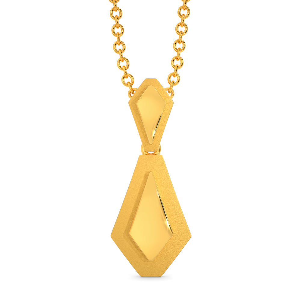 Touch Of Boldness Gold Pendants