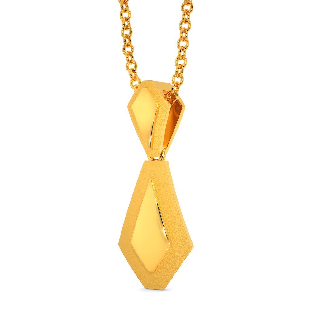 Touch Of Boldness Gold Pendants