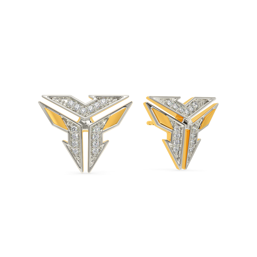 Armor Bling Diamond Earrings