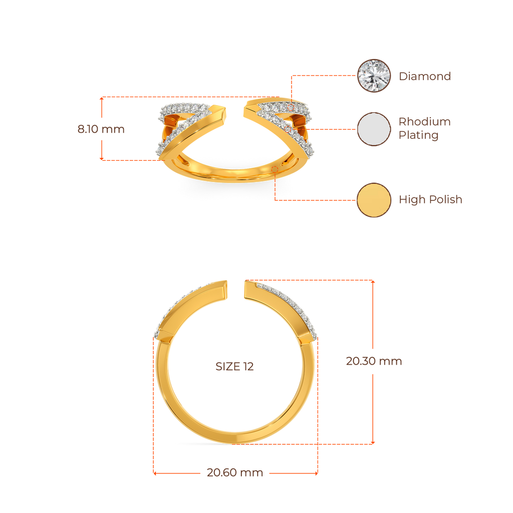 Armor Twist Diamond Rings image