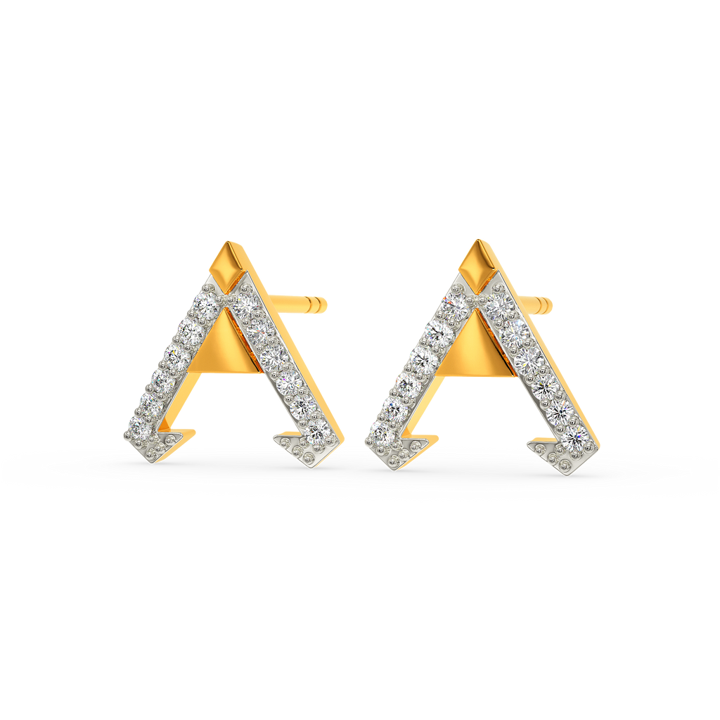 Armor Twist Diamond Earrings
