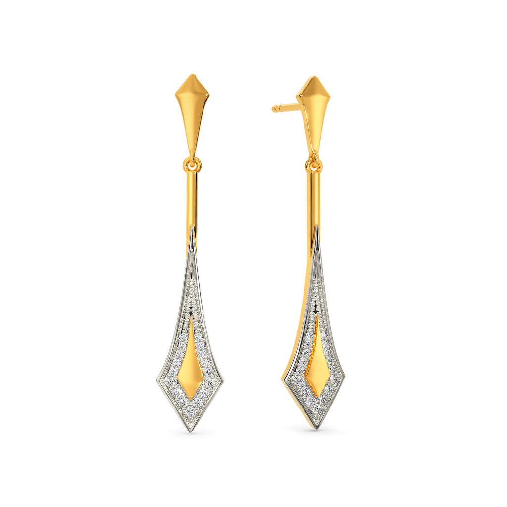 Artsy Armor Diamond Earrings