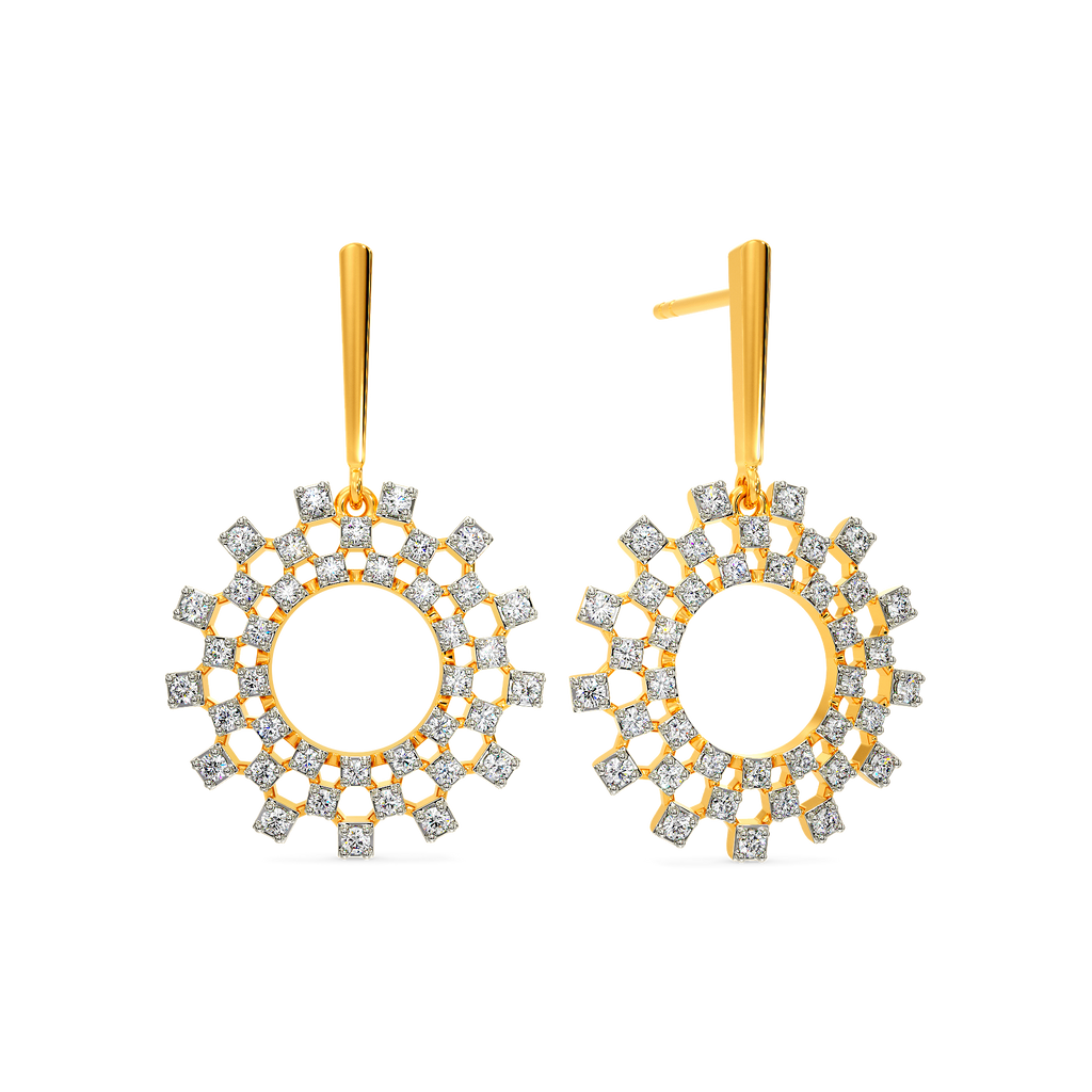 Bling of Resurgence Diamond Earrings