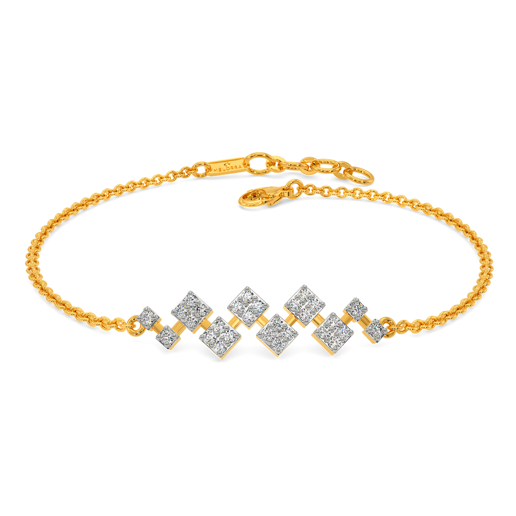 Tartan Embrace Diamond Bracelets